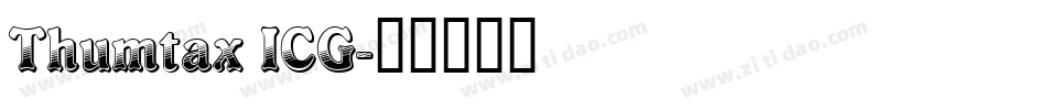 Thumtax ICG字体转换
